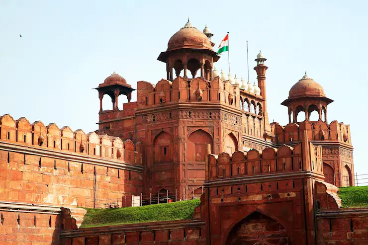 Red Fort in Delhi during a Golden Triangle tour in India